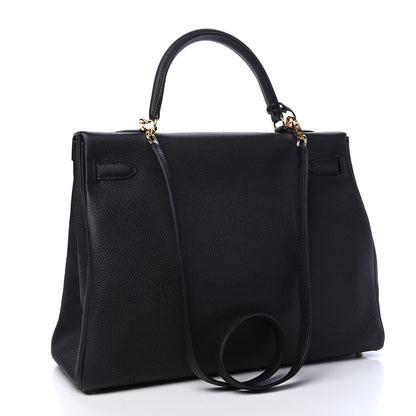 Hermes Togo Kelly Retourne 35 Black 4 of 11