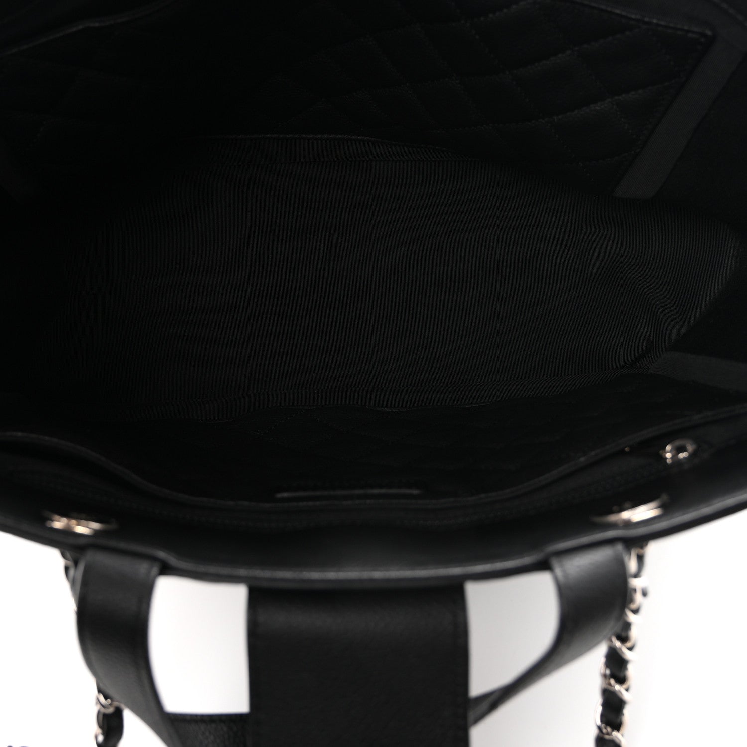 Chanel Caviar Quilted Large CC Box Shopping Tote Black 5 of 10