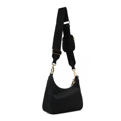 Prada Nylon Re-Edition 2005 Shoulder Bag Black 2 of 12