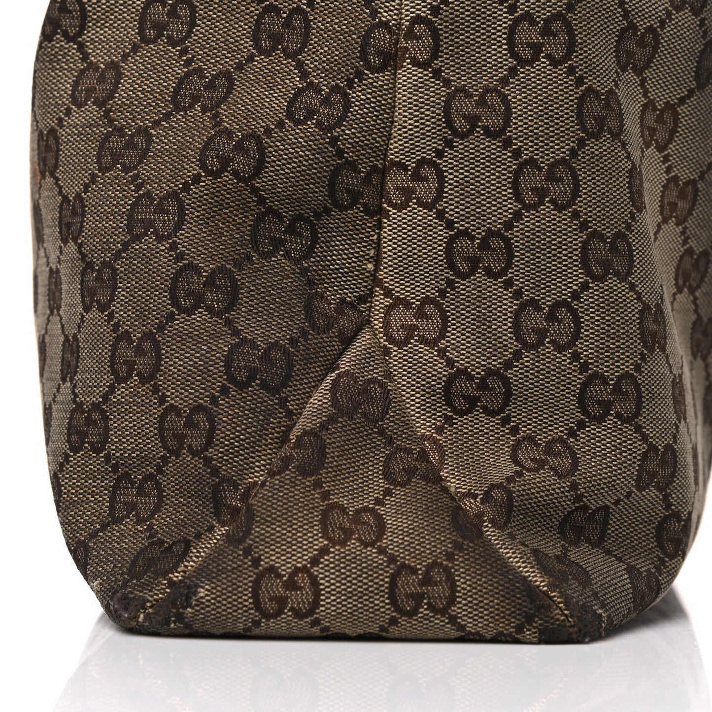 Monogram Medium Horsebit Chain Hobo Dark Brown