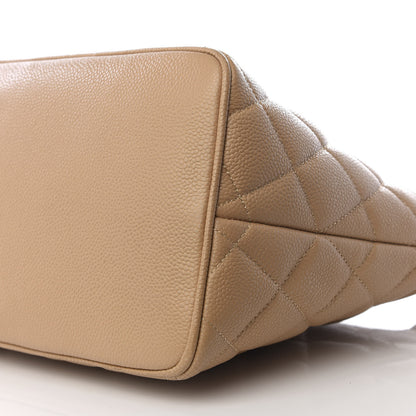 Chanel Caviar Quilted Medallion Tote Beige 6 of 8