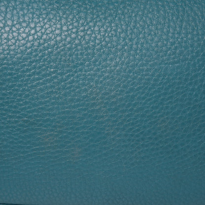 Prada Vitello Daino Shopping Tote Turchese 10 of 15