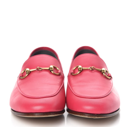 Gucci Lambskin Womens Brixton Horsebit Loafers 35 Hot Pink 2 of 11