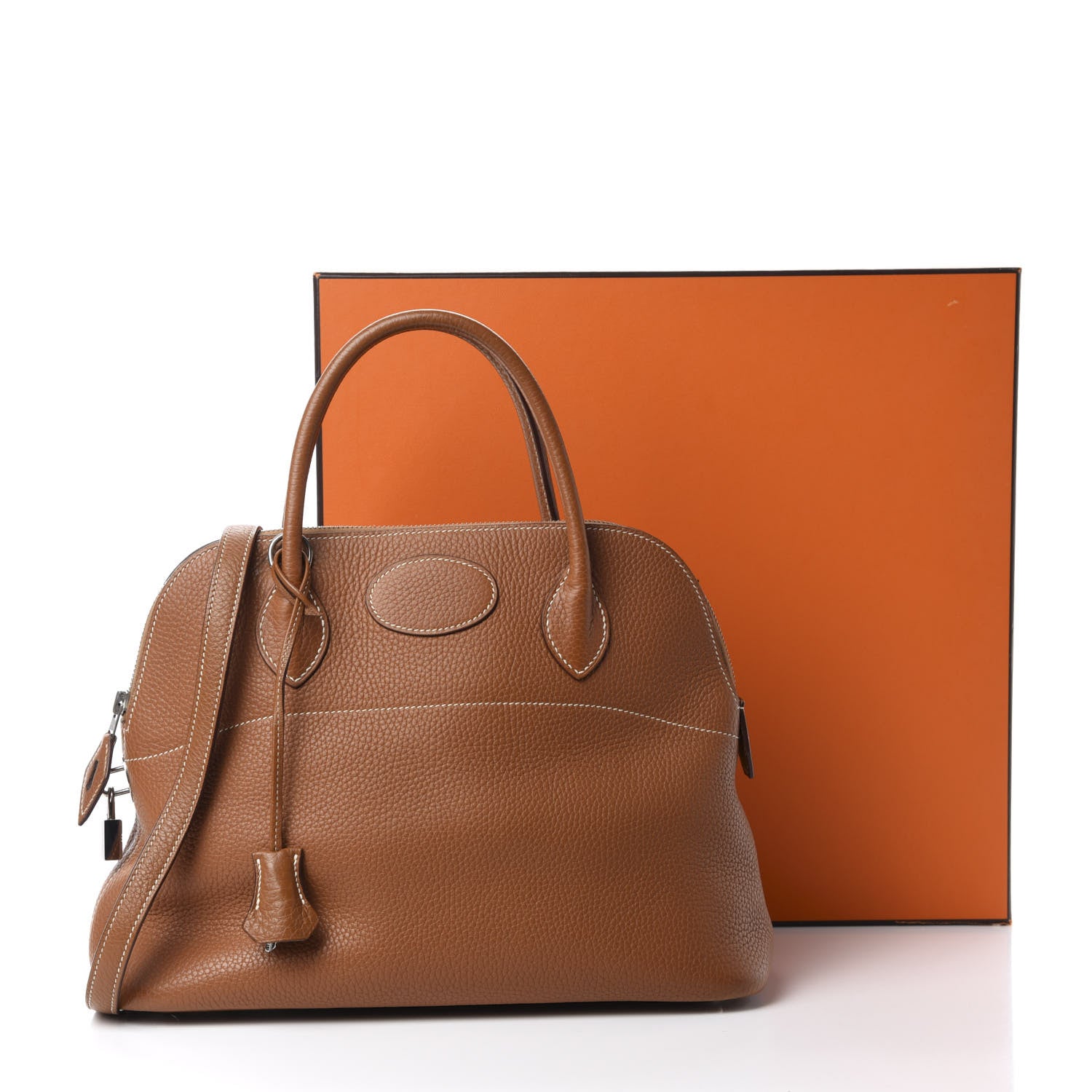 Hermes Taurillon Clemence Bolide 31 Gold 11 of 11