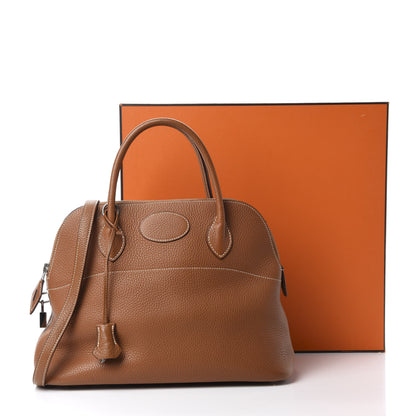 Hermes Taurillon Clemence Bolide 31 Gold 11 of 11