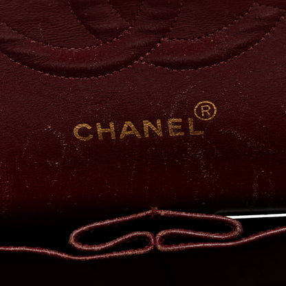 Chanel Lambskin Quilted Medium Double Flap Black 6 of 10