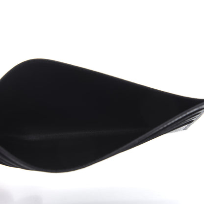 Louis Vuitton Calfskin Felicie Chain Wallet Card Holder Insert Black 5 of 10