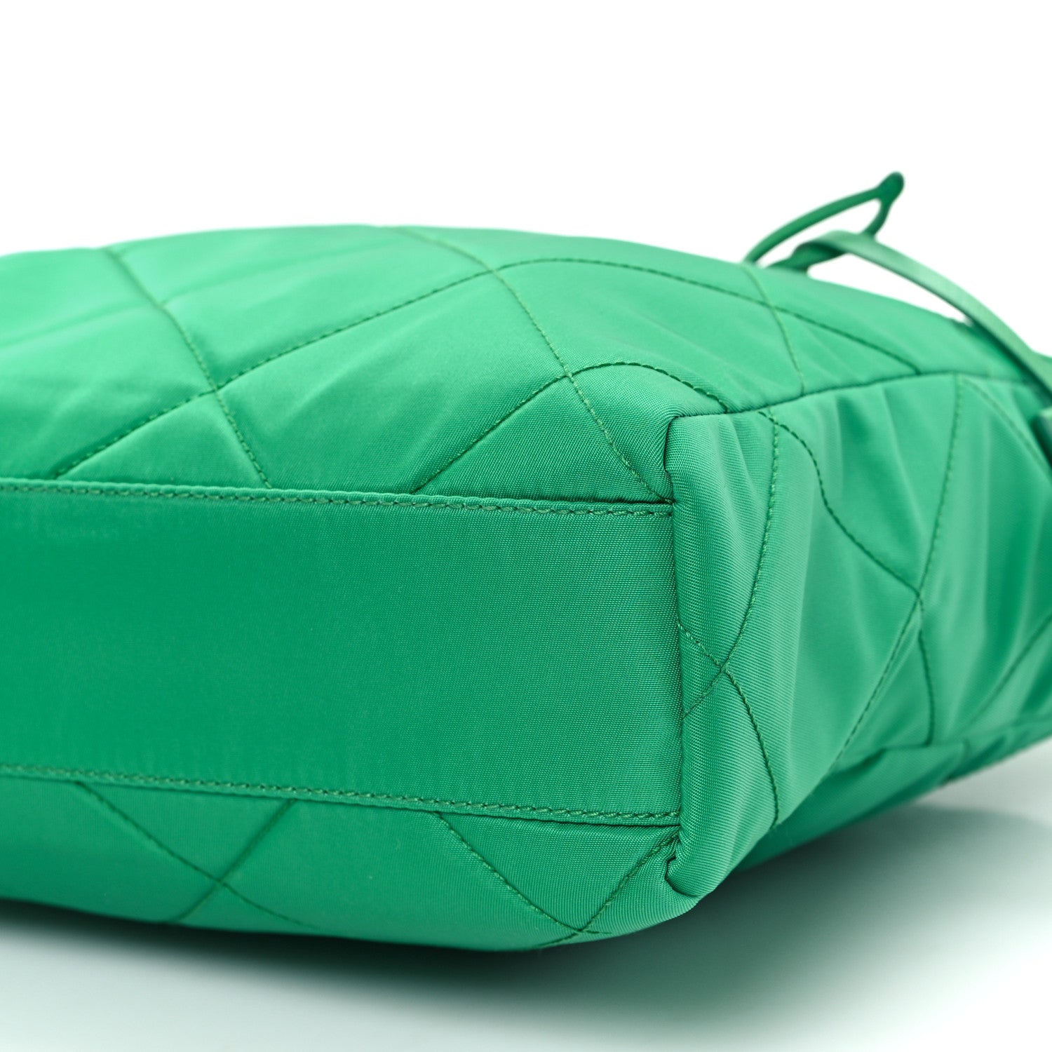 Prada Re-Nylon Saffiano Stitched Re-Edition 1995 Chaine Shoulder Bag Menta 10 of 10