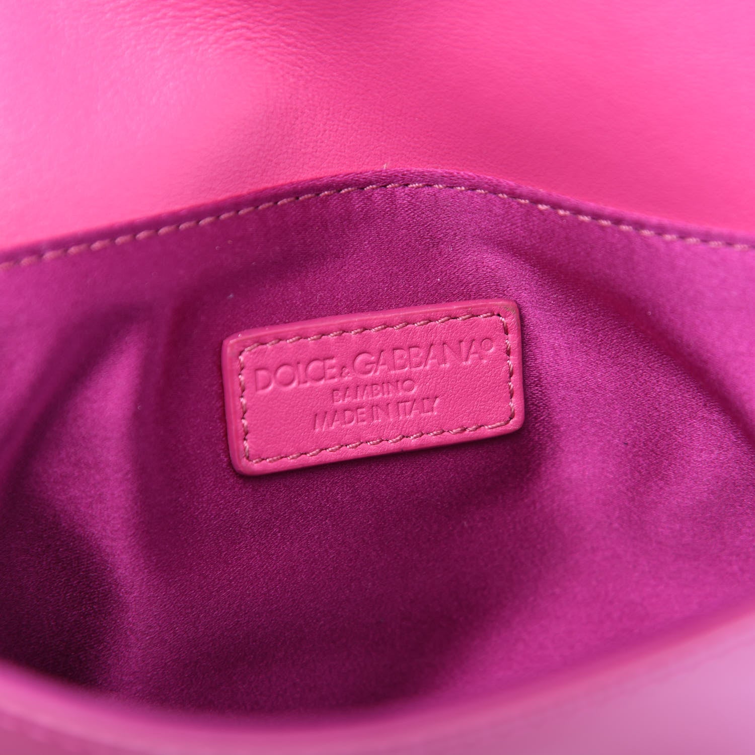 Dolce & Gabbana Patent Crystal DG Girls Crossbody Bag Pink 8 of 9