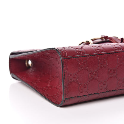 Gucci Soft Guccissima Medium Emily Chain Shoulder Bag Classic Ruby 8 of 9