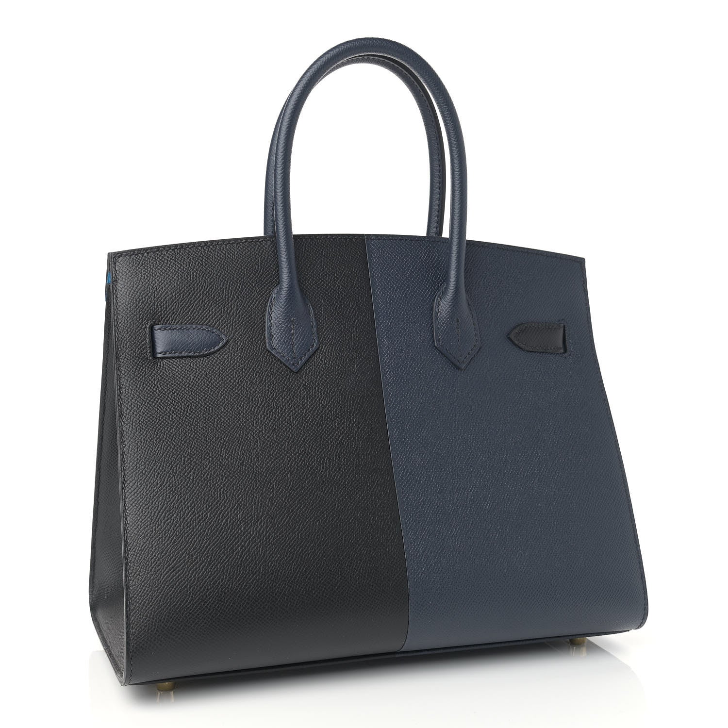 Hermes Epsom Casaque Birkin Sellier 30 Bleu Indigo Black Bleu Frida 3 of 10