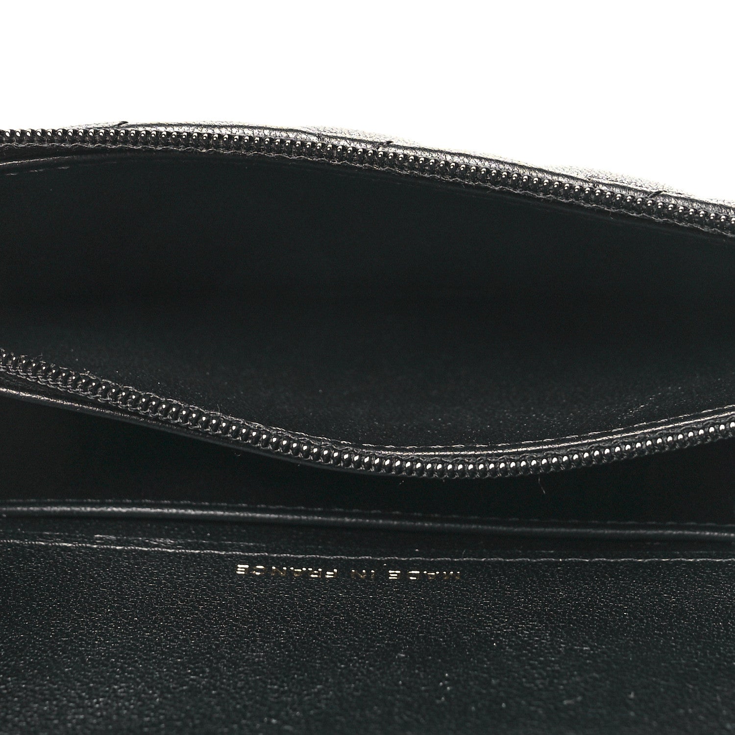 Chanel Lambskin Quilted Flap Phone Holder With Chain Black 5 of 12