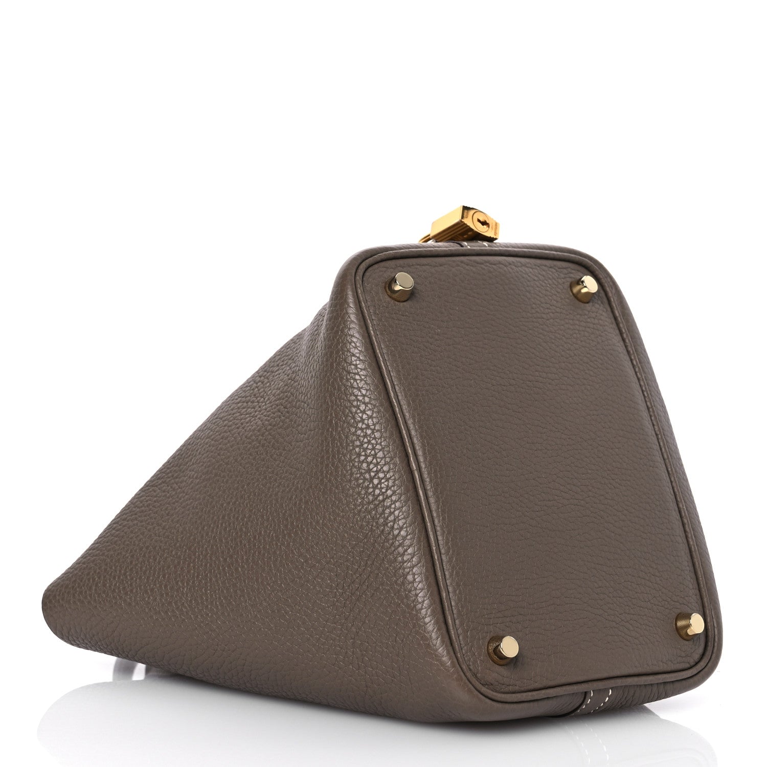 Hermes Taurillon Clemence Picotin Lock 18 PM Etoupe 4 of 11