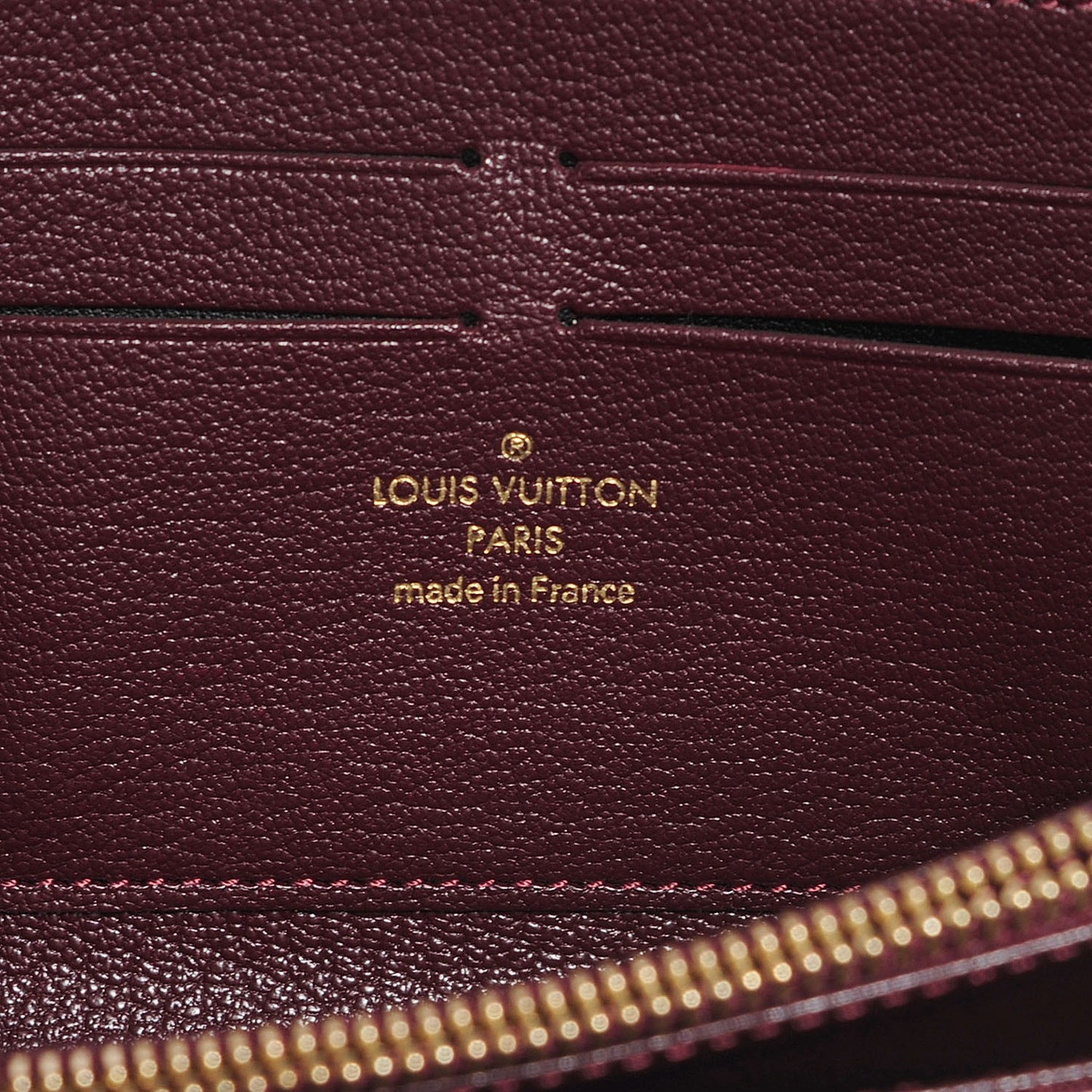 Ostrich Zippy Wallet Prune