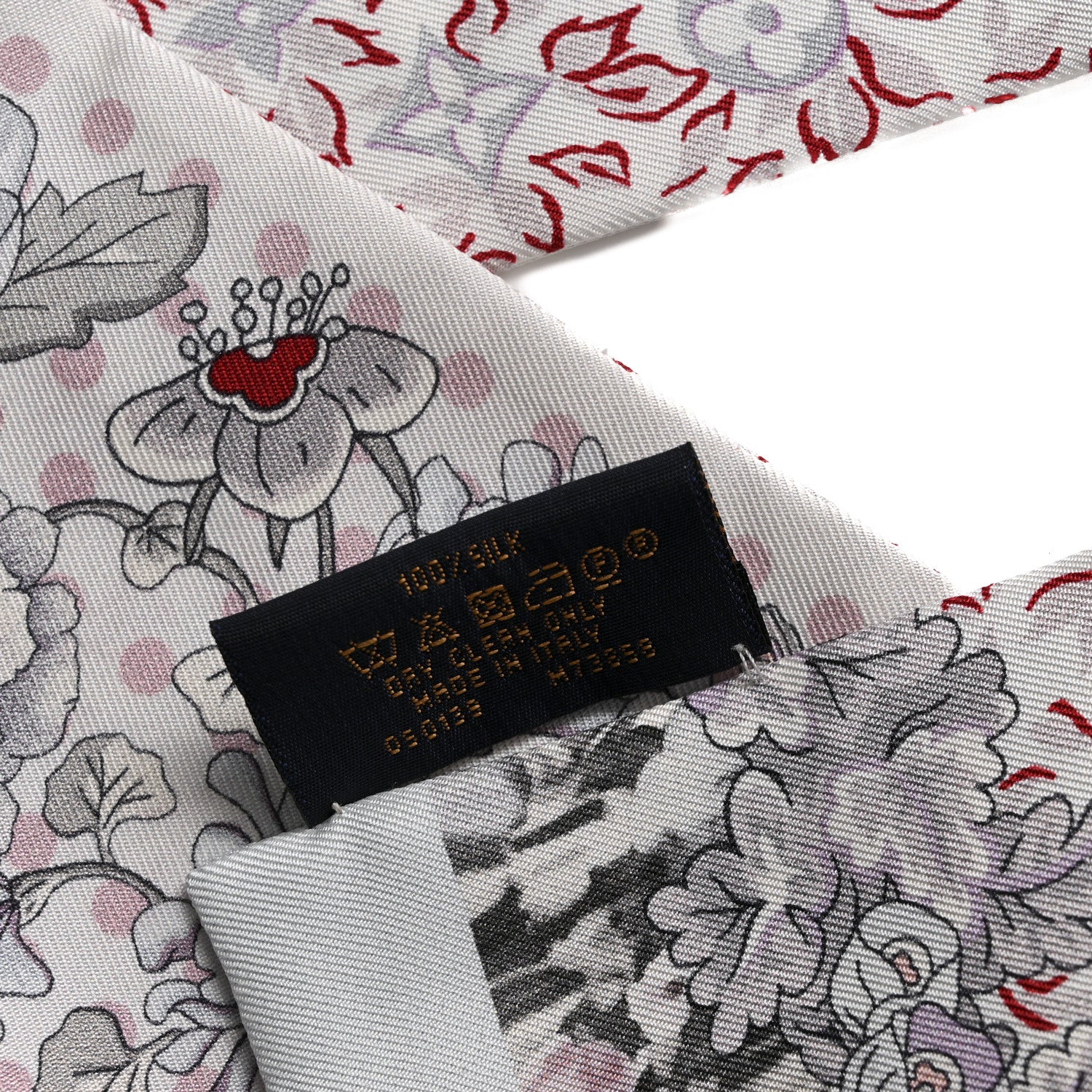 Louis Vuitton Silk Louis In The Garden Bandeau White 4 of 5