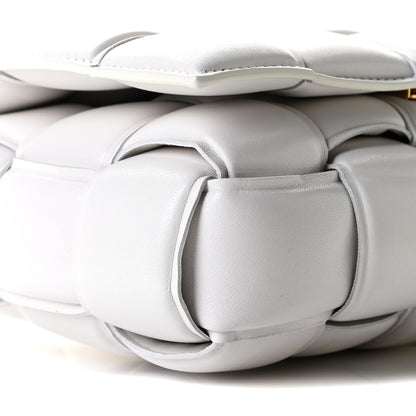 Bottega Veneta Nappa Maxi Intreccio Padded Cassette Crossbody Bag Chalk 9 of 9