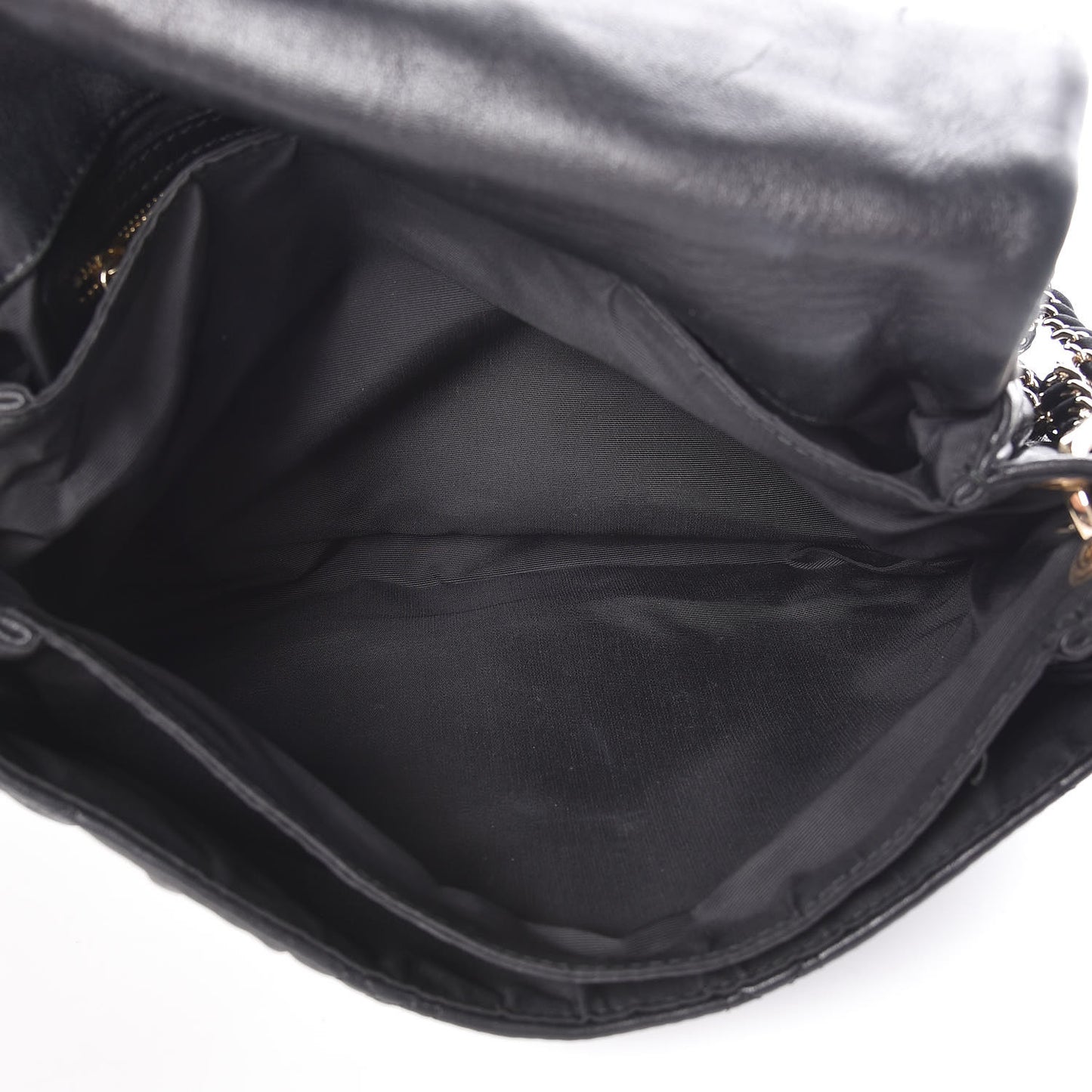 Lambskin Cannage Medium Delidior Flap Bag Black