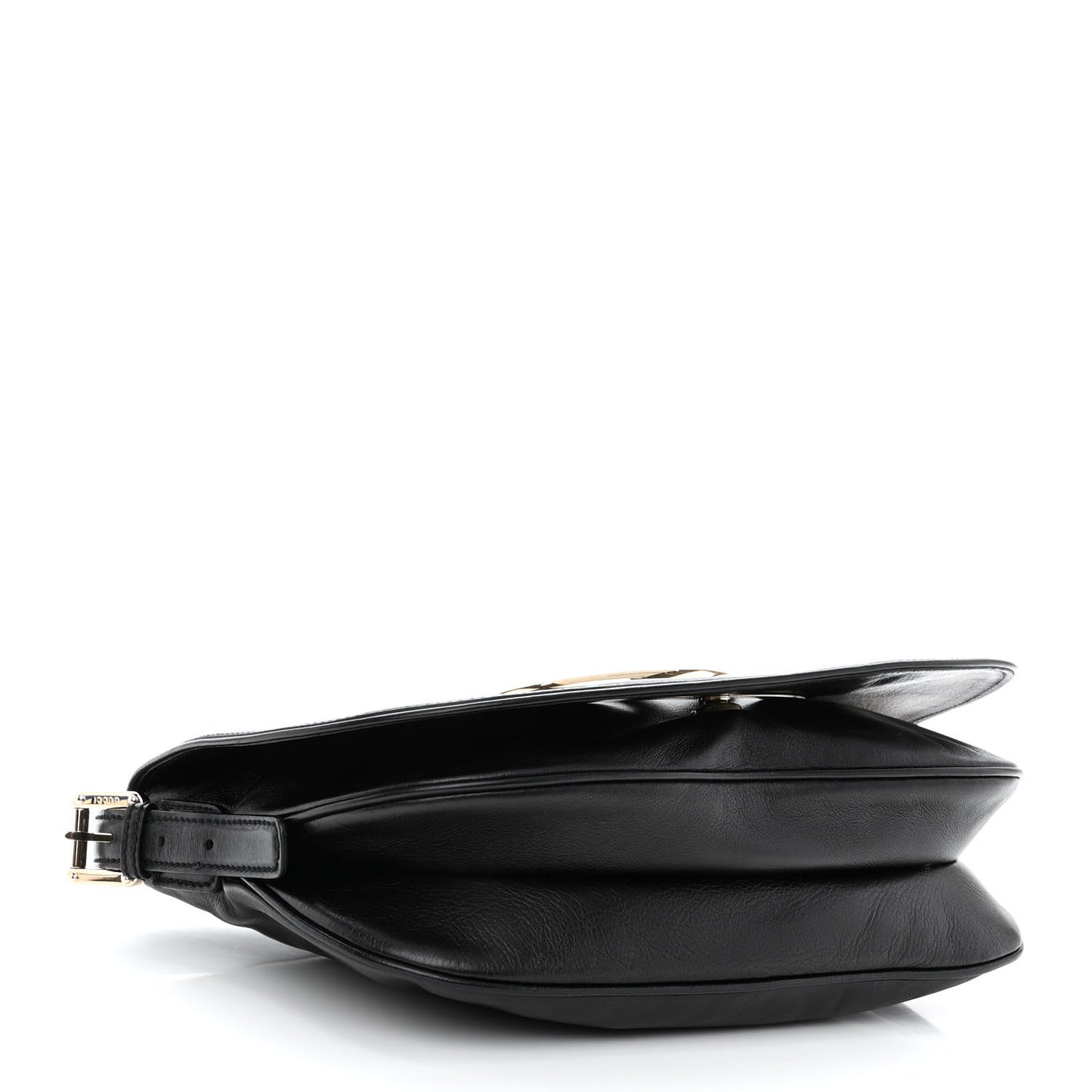 Calfskin Small Britt Shoulder Bag Black