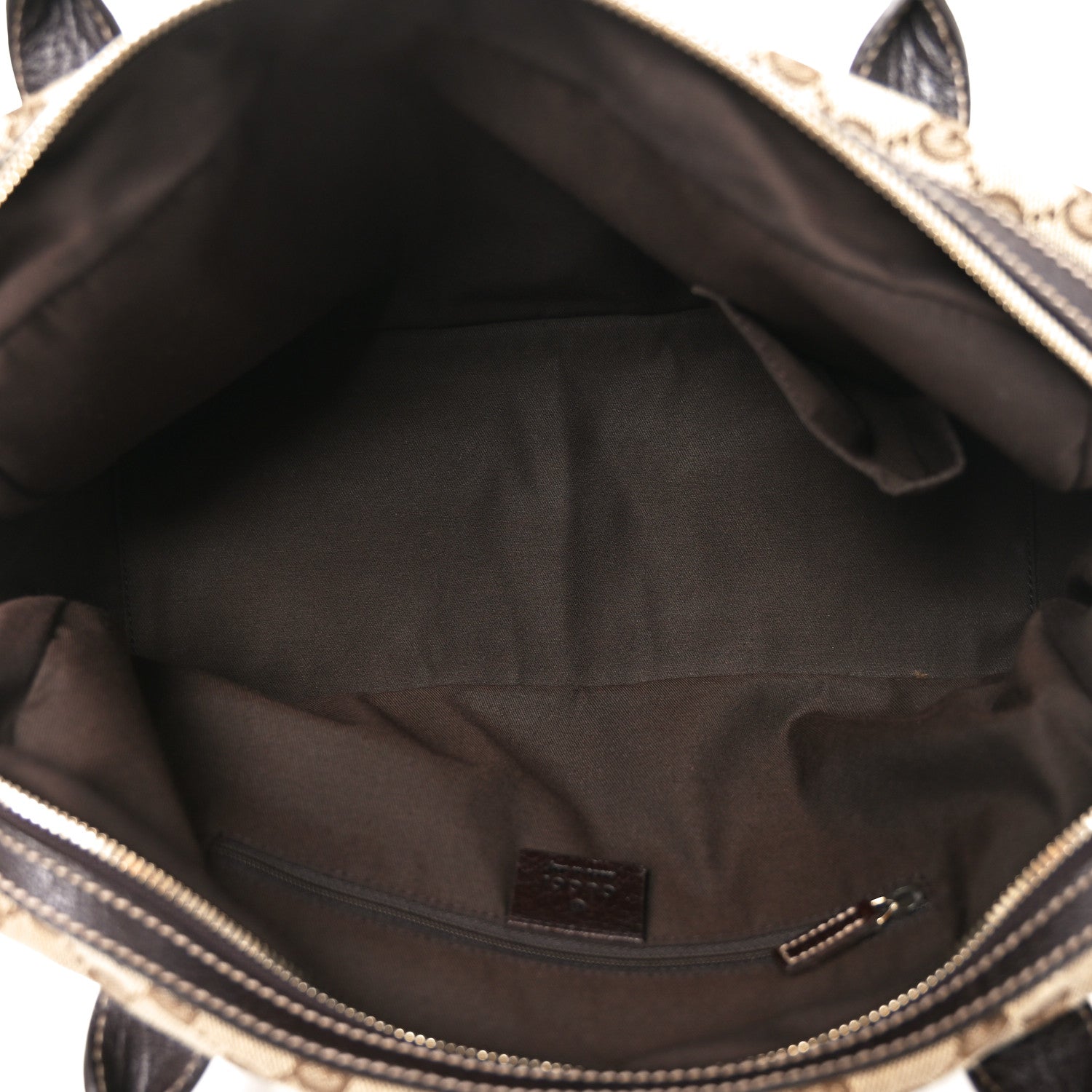 Gucci Monogram Small Princy Satchel Dark Brown 5 of 10