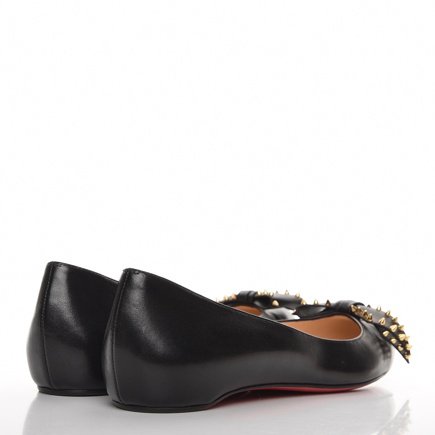 Christian Louboutin Nappa Ballalarina Flats 37 Black 4 of 8