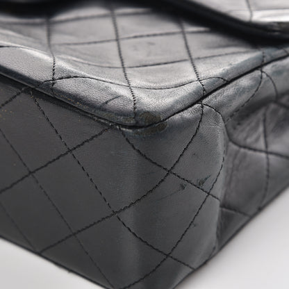 Chanel Lambskin Quilted Medium Double Flap Black 16 of 20