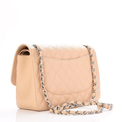 Chanel Caviar Quilted Jumbo Double Flap Beige Clair 4 of 9