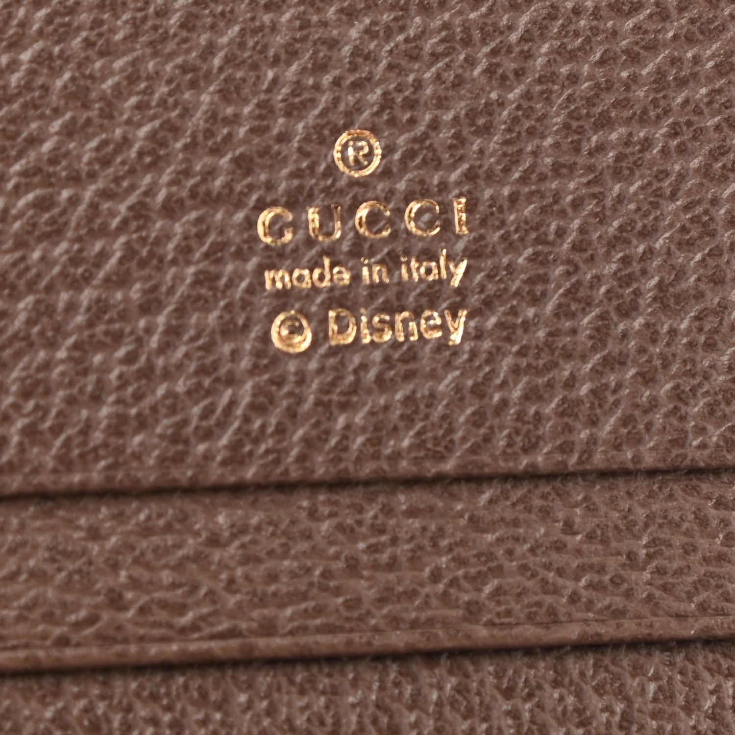 Gucci X DISNEY GG Supreme Monogram Donald Duck Interlocking G Card Case Beige Multicolor New Acero 6 of 8