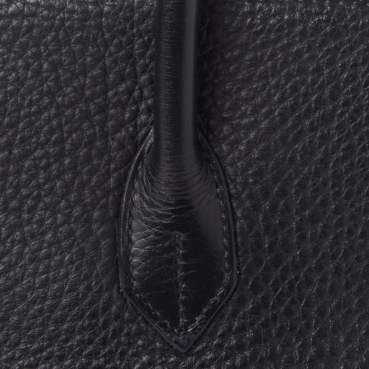 Hermes Taurillon Clemence Birkin 35 Black 7 of 31