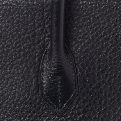 Hermes Taurillon Clemence Birkin 35 Black 7 of 31