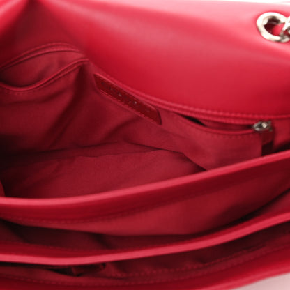 Chanel Lambskin Quilted Jumbo Chanel 3 Flap Dark Pink 7 of 12
