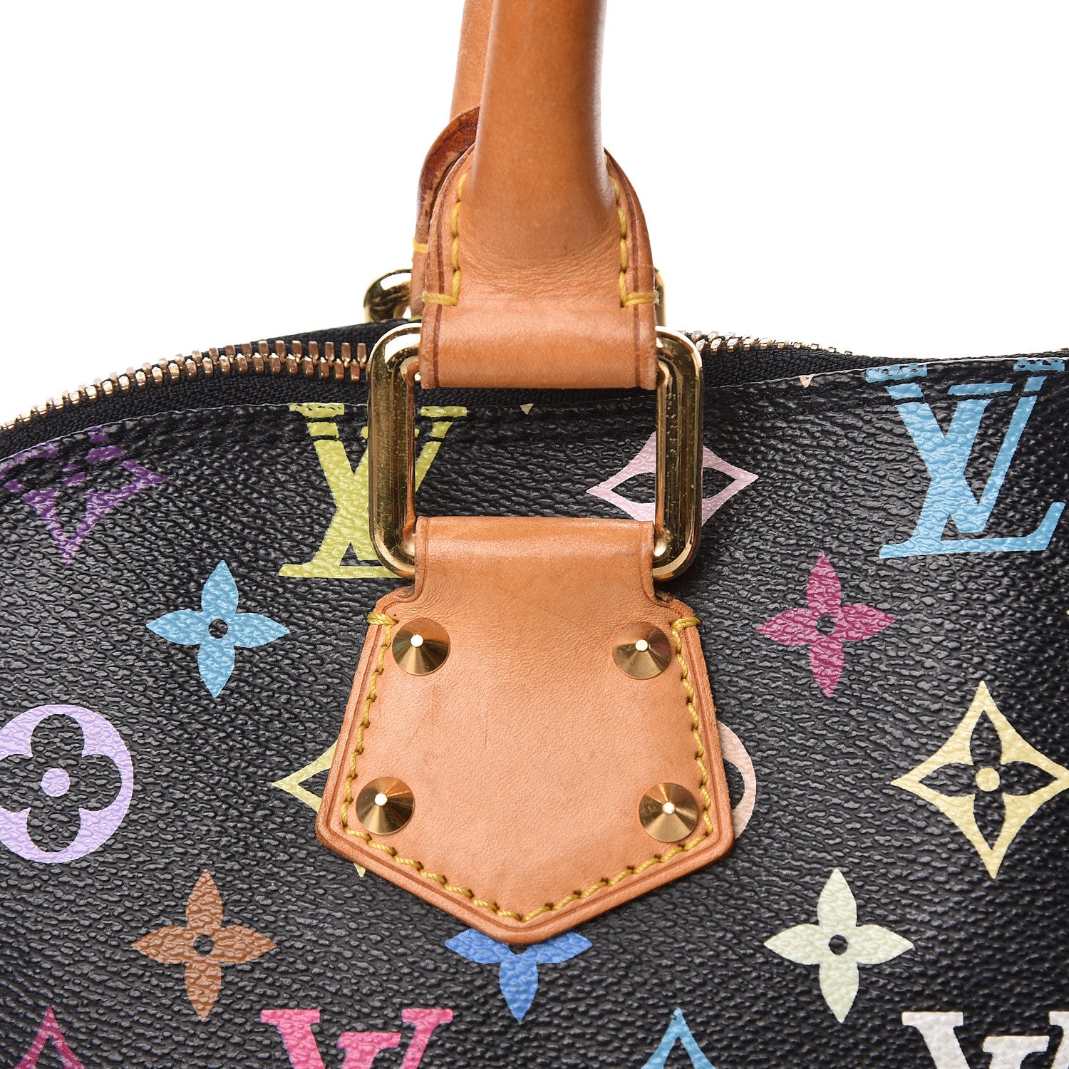 Louis Vuitton Monogram Multicolor Alma Black 10 of 20