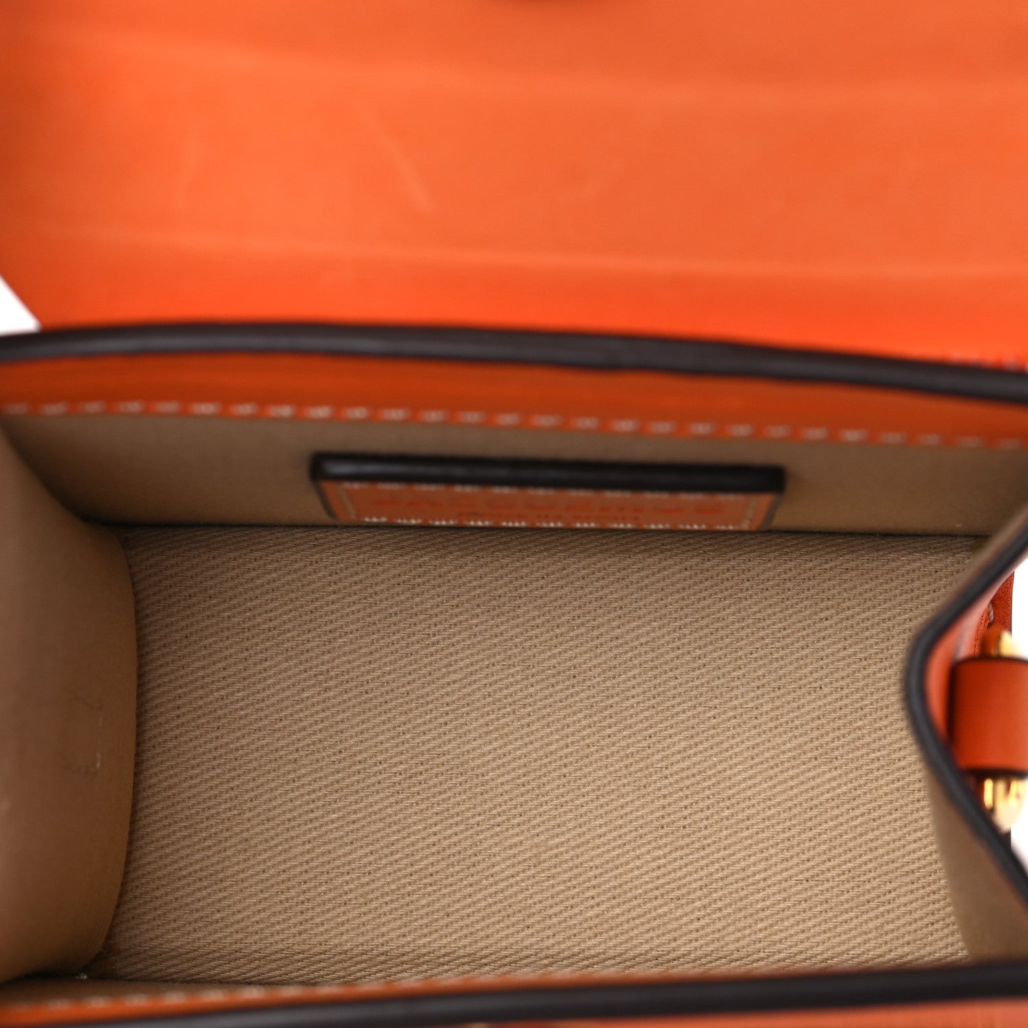 Jacquemus Smooth Calfskin Le Chiquito Orange 5 of 9
