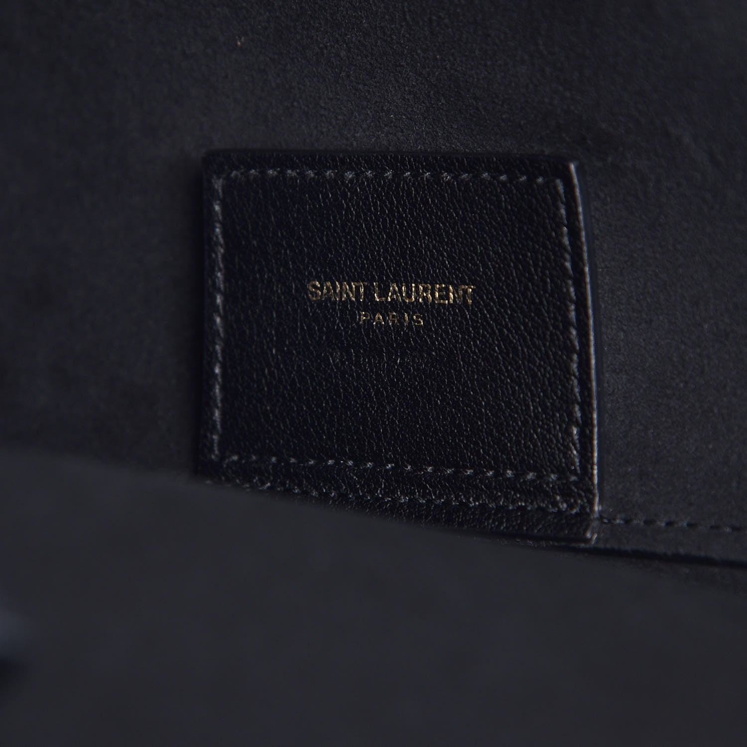 Saint Laurent Calfskin Large Shopping Tote Black 7 of 17