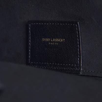 Saint Laurent Calfskin Large Shopping Tote Black 7 of 17