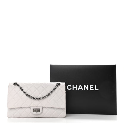 Chanel Aged Calfskin Quilted 2.55 Reissue 226 Flap Ivory 11 of 11