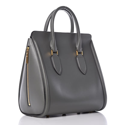 Alexander McQueen Calfskin Large Heroine Grey 3 of 19