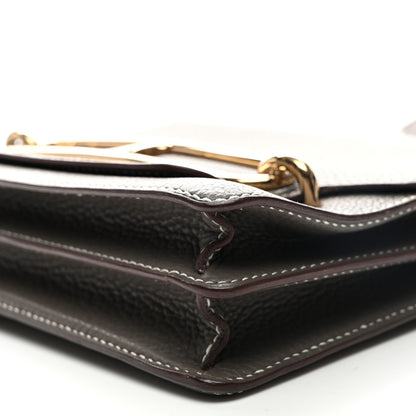 Hermes Taurillon Clemence Sac Roulis 23 Etain 10 of 12
