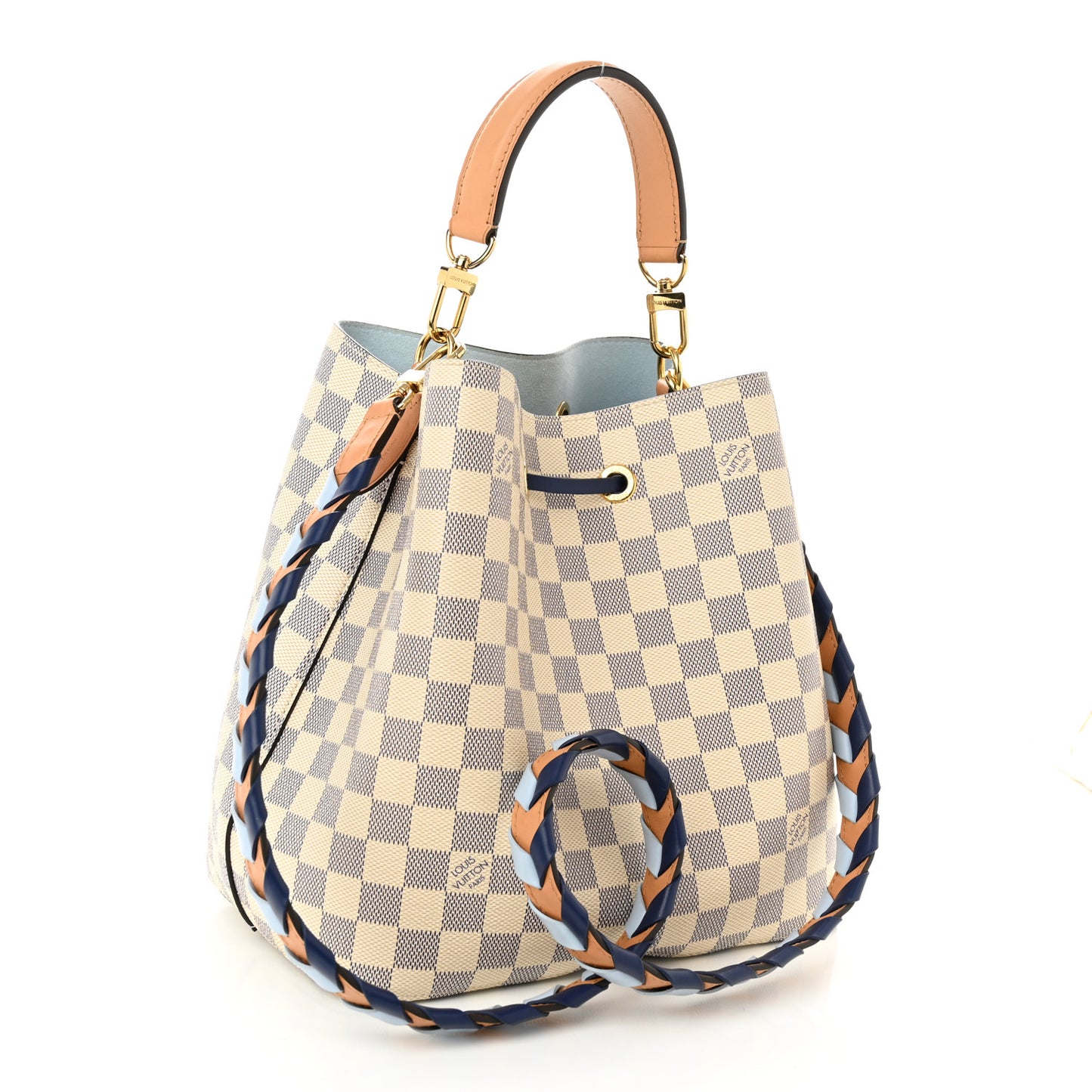 Damier Azur Braided Neonoe MM Blue