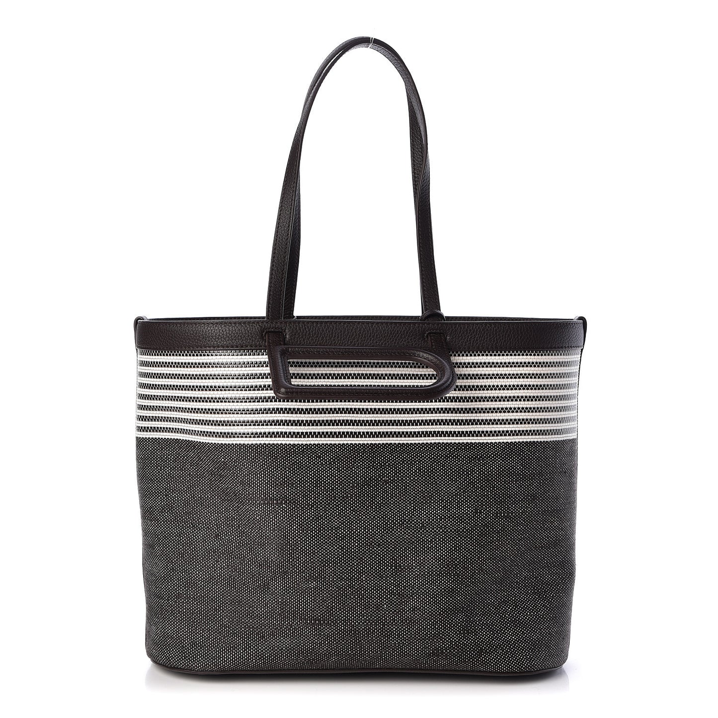 Canvas D to D Tote MM Brown