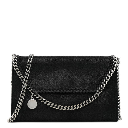 Stella McCartney Shaggy Deer Mini Falabella Crossbody Bag Black 1 of 11