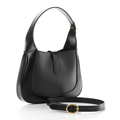 Gucci Boarded Dyana Lux Calfskin Small Jackie 1961 Hobo Black 3 of 9