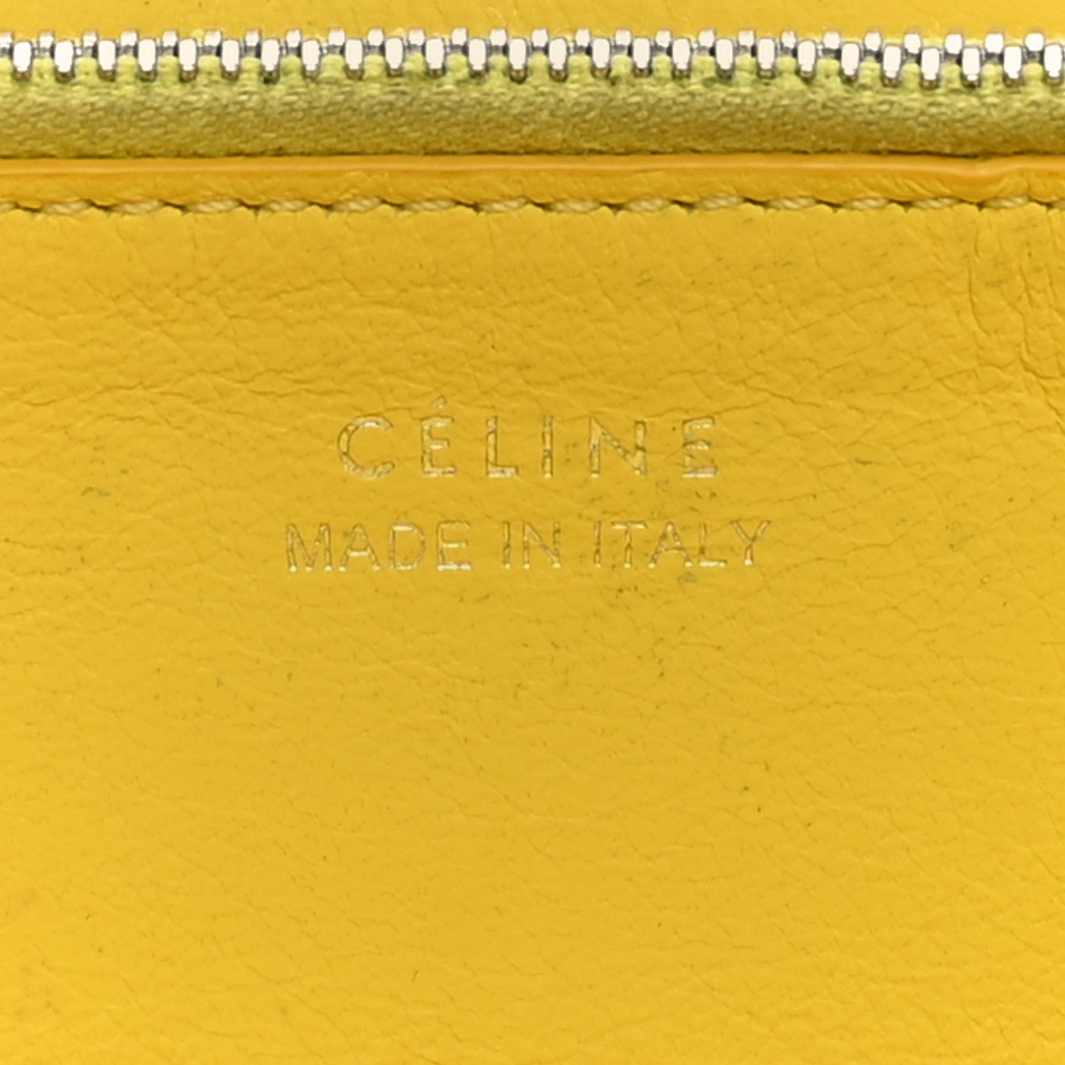 Celine Drummed Calfskin Large Multifunction Flap Wallet Souris 6 of 11
