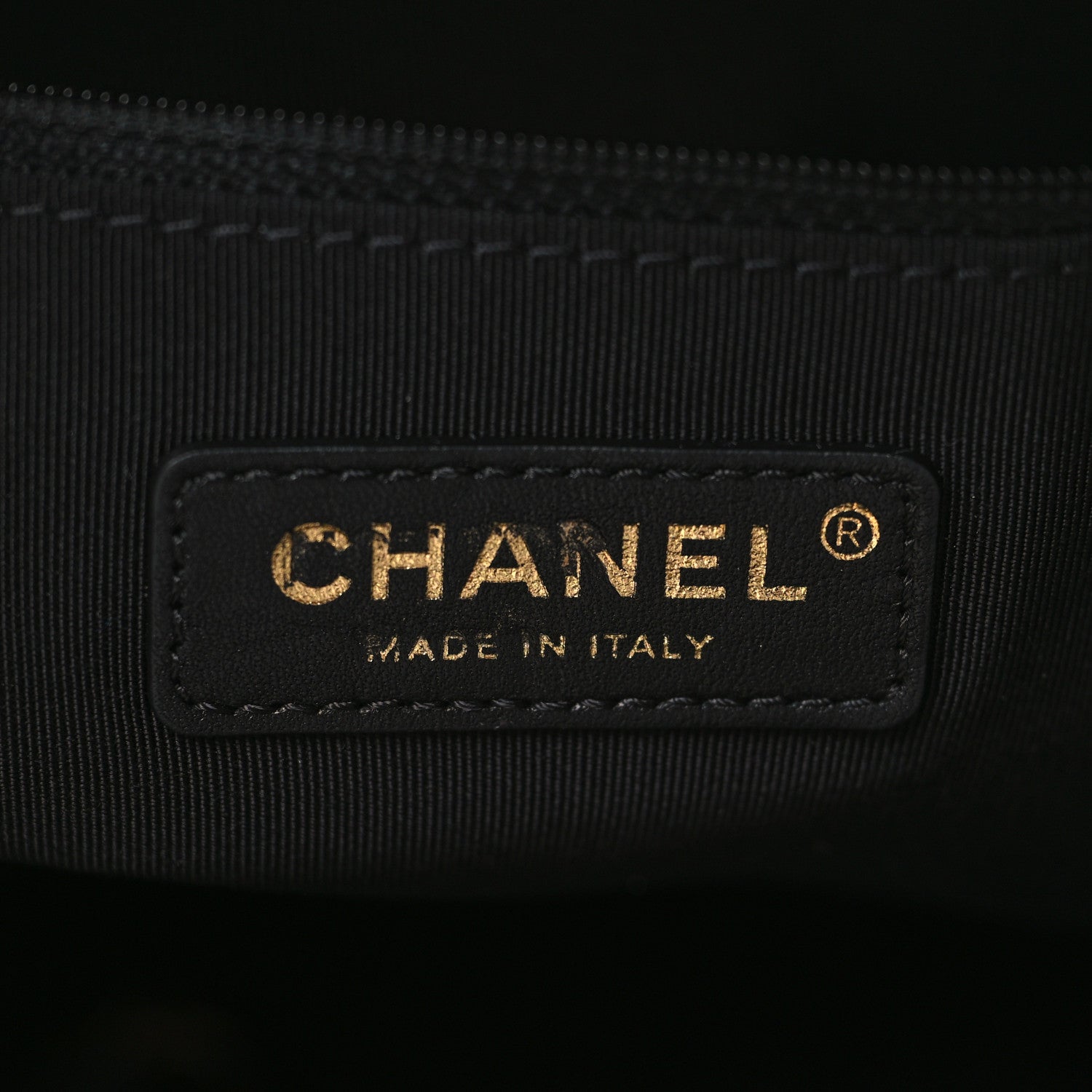 Chanel Caviar Quilted Grommet Embellished Piercing Chic Tote Bag Black 6 of 9