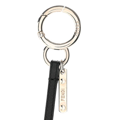 Fendi Mink Fox Goat Fur Karlito Bag Charm Blue 4 of 4