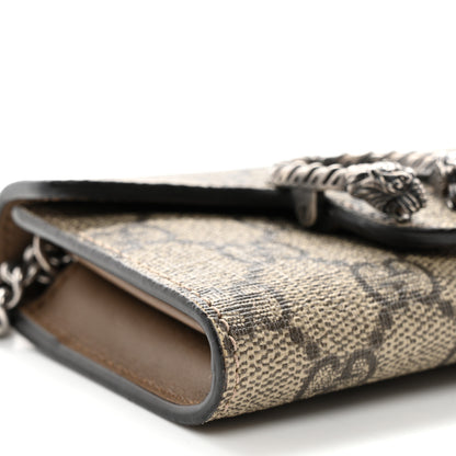 Gucci GG Supreme Monogram Dionysus Coin Purse Taupe 8 of 9