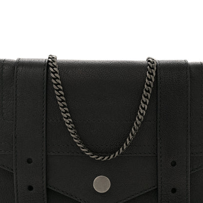 Proenza Schouler Lambskin Large PS1 Chain Wallet Black 7 of 11