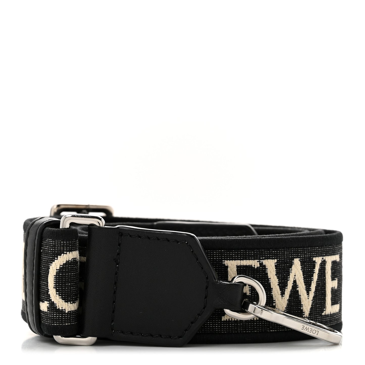 Calfskin Jacquard Anagram Strap Navy
