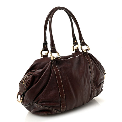 Gucci Calfskin Horsebit Medium Nail Boston Brown 3 of 11