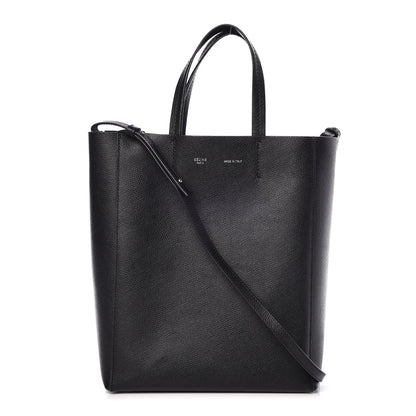 Celine Grained Calfskin Small Vertical Cabas Black 1 of 9