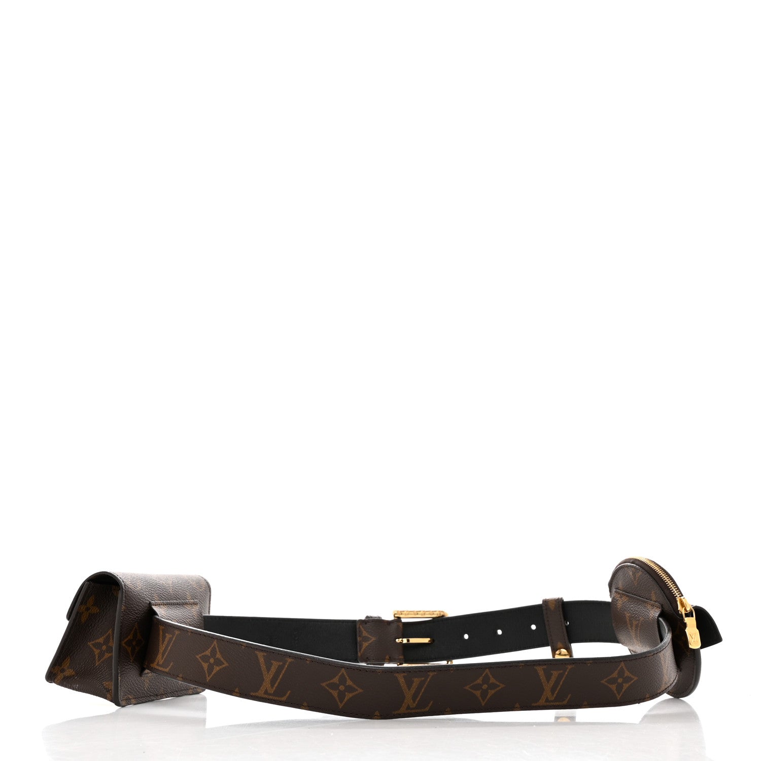 Louis Vuitton Monogram 30mm Daily Multi Pocket Belt 80 32 2 of 7
